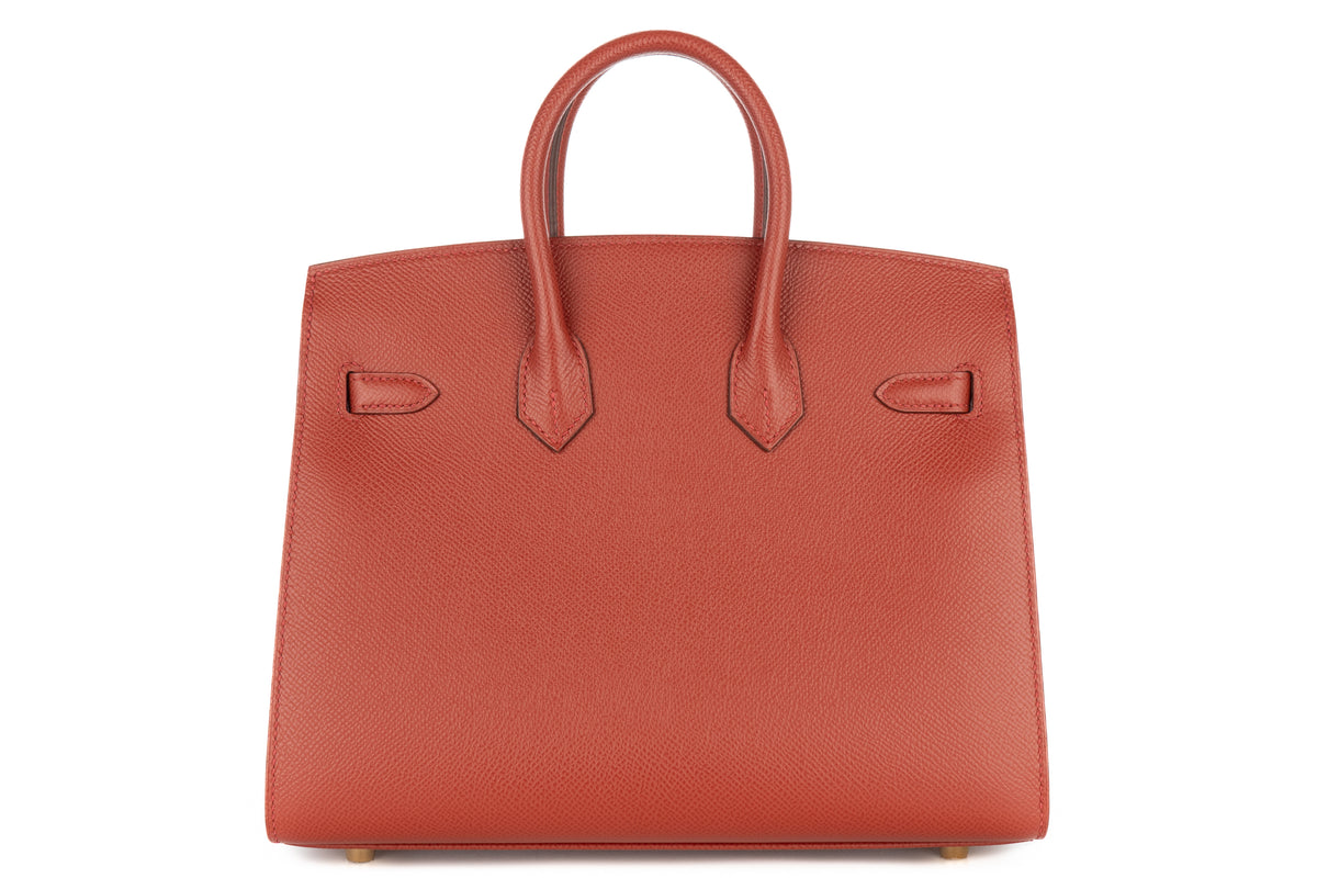 Hermès Birkin 25 Rouge Venetian Epsom Sellier Gold Hardware - view 3