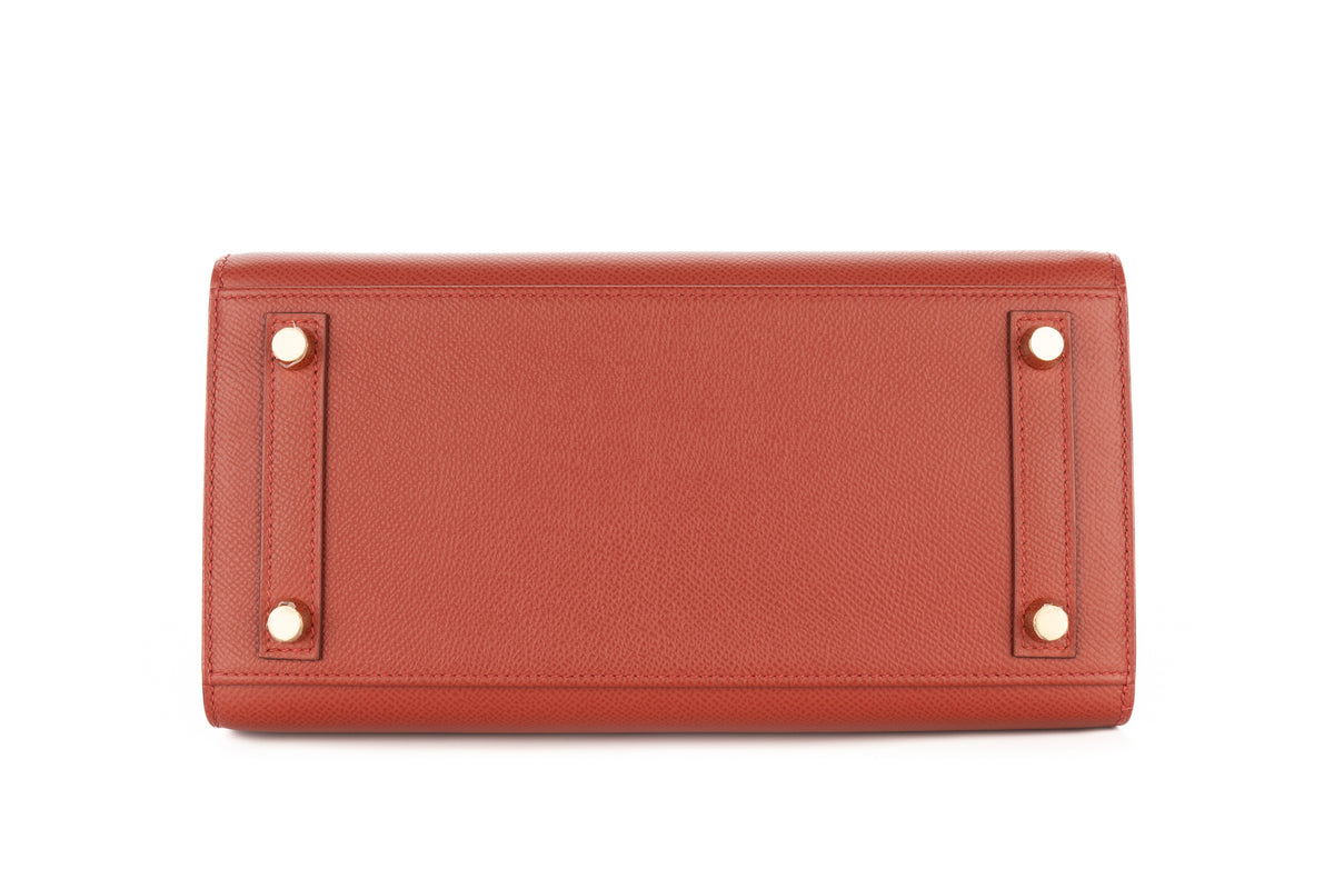 Hermès Birkin 25 Rouge Venetian Epsom Sellier Gold Hardware - view 6