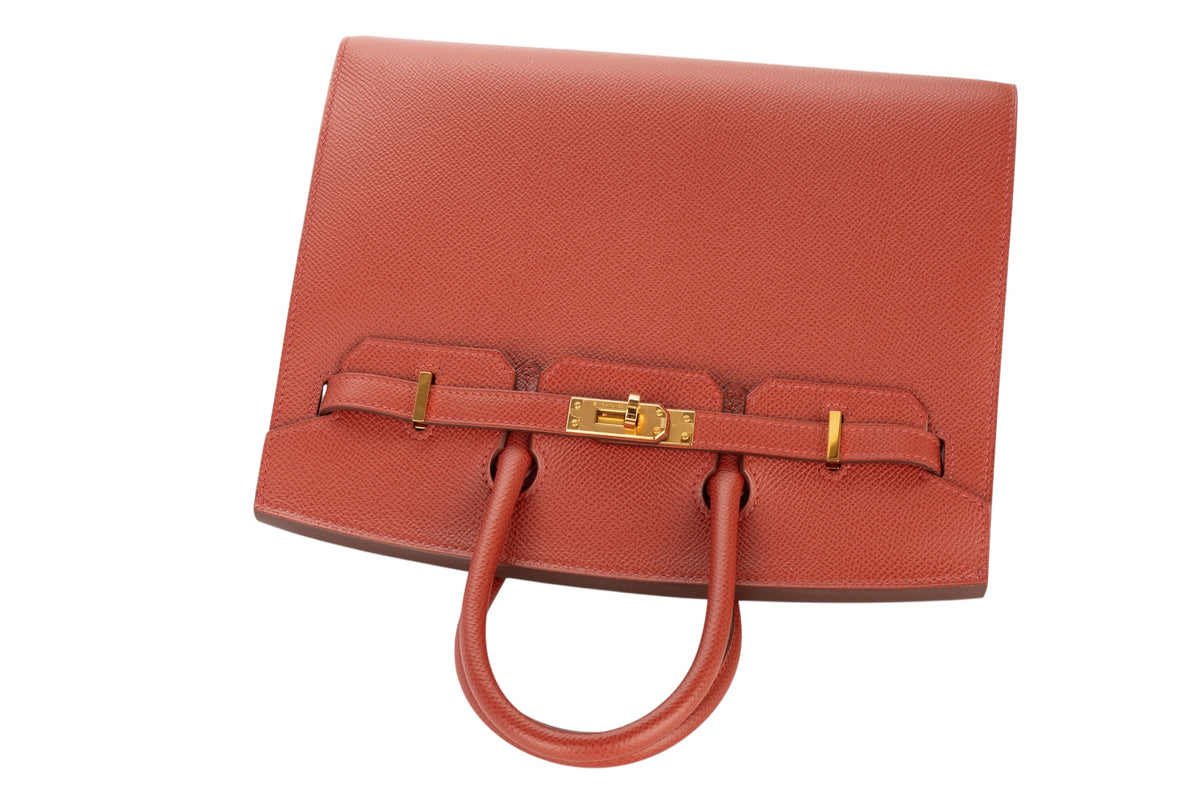 Hermès Birkin 25 Rouge Venetian Epsom Sellier Gold Hardware - view 8