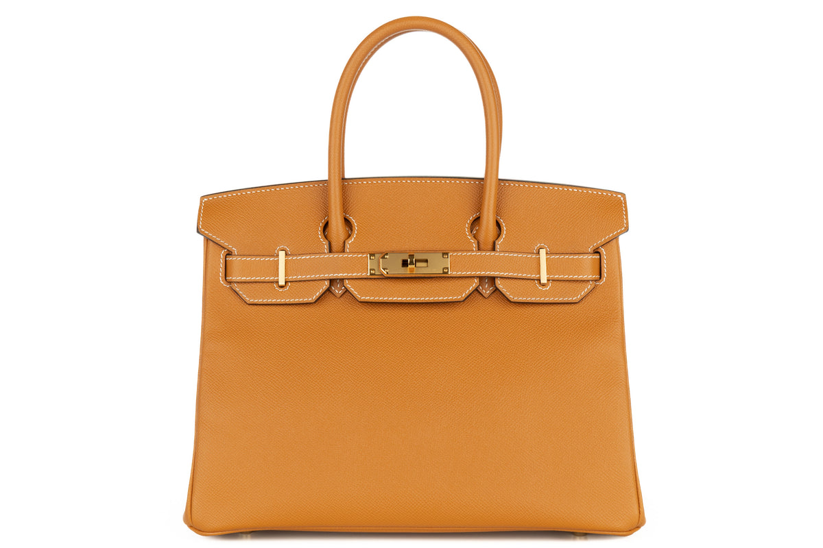 Hermès Birkin 30 Toffee Epsom Retourne Gold Hardware - view 1