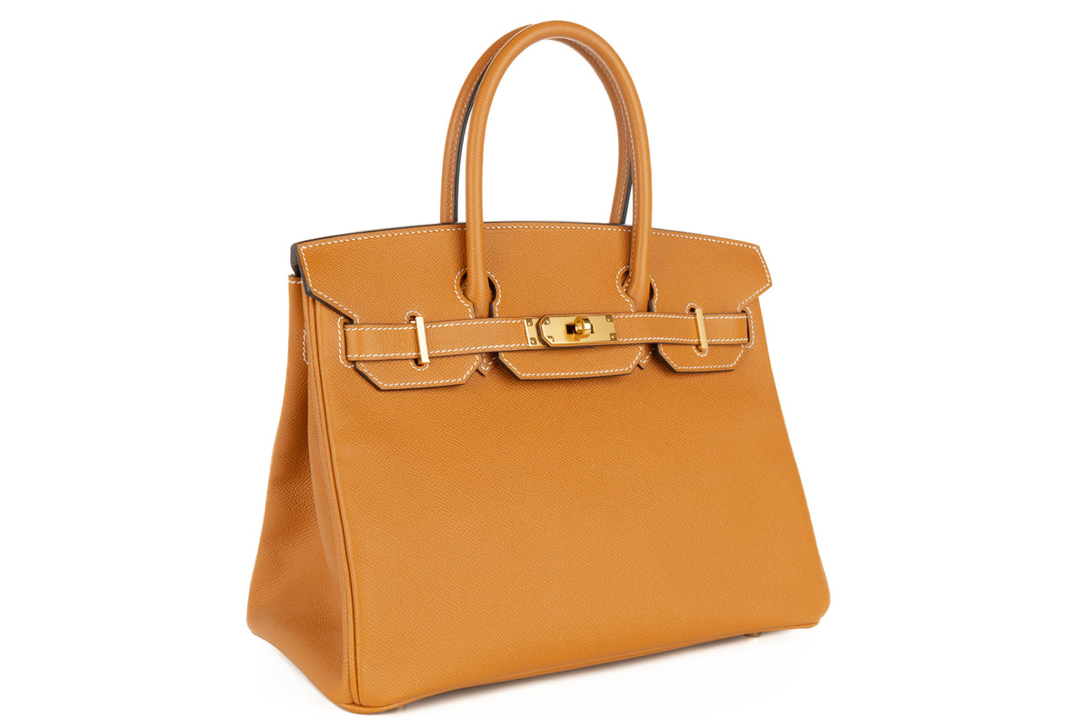 Hermès Birkin 30 Toffee Epsom Retourne Gold Hardware - view 2