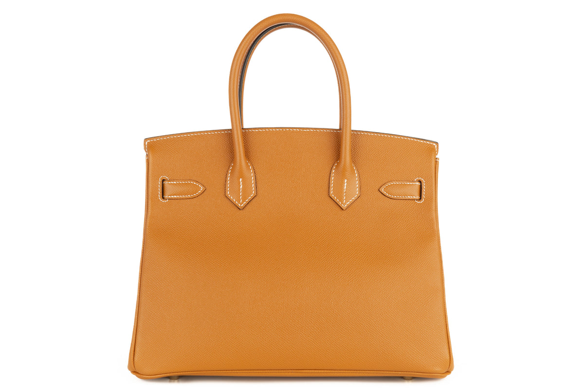 Hermès Birkin 30 Toffee Epsom Retourne Gold Hardware - view 3
