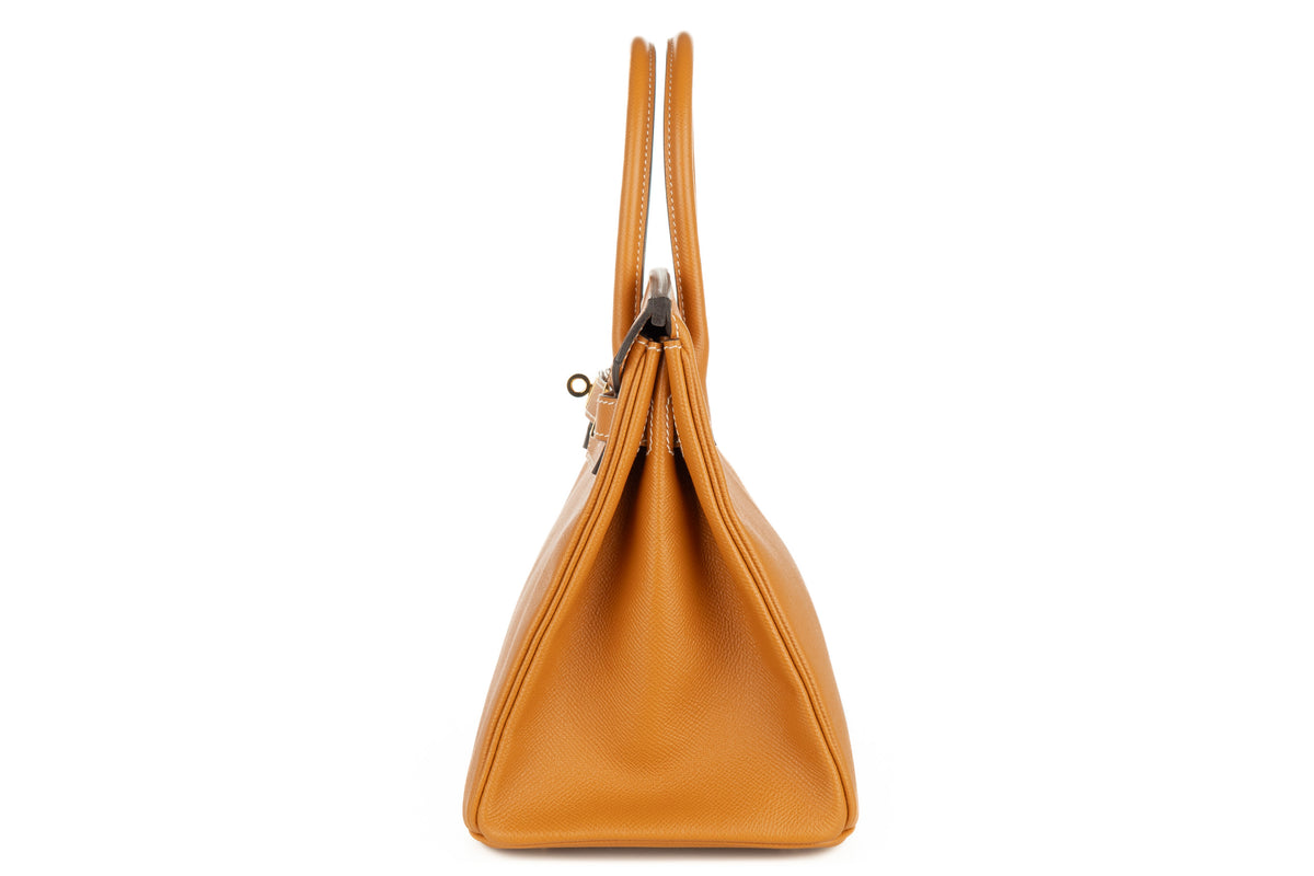 Hermès Birkin 30 Toffee Epsom Retourne Gold Hardware - view 4