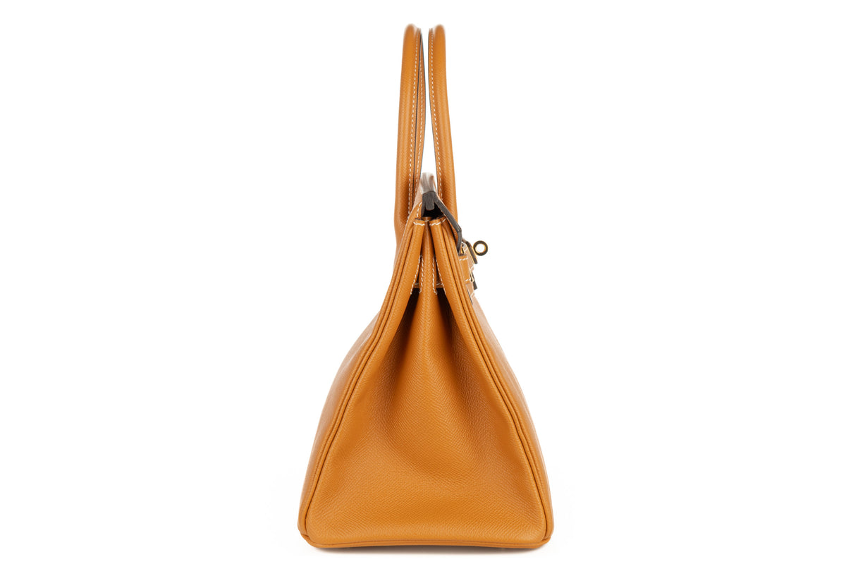 Hermès Birkin 30 Toffee Epsom Retourne Gold Hardware - view 5