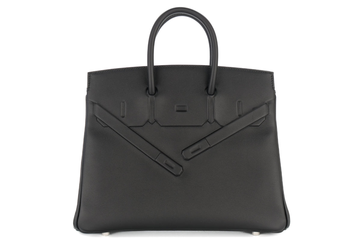 Hermès Birkin 25 Shadow Noir / Black Swift - view 1