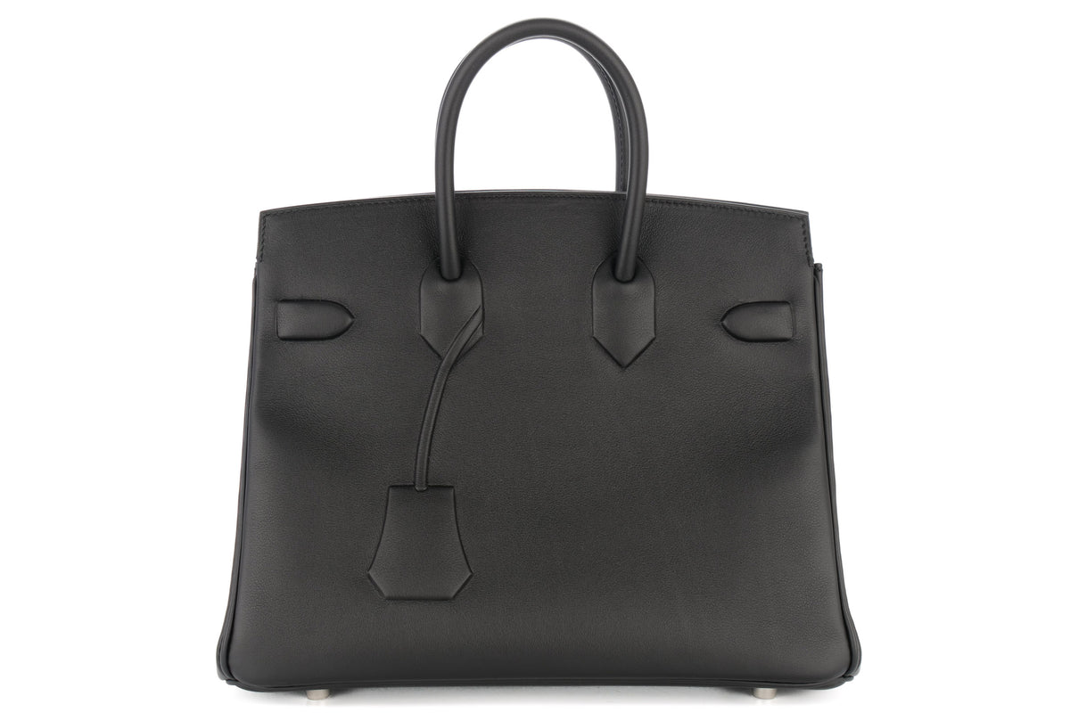 Hermès Birkin 25 Shadow Noir / Black Swift - view 3