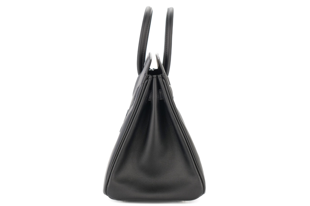 Hermès Birkin 25 Shadow Noir / Black Swift - view 4