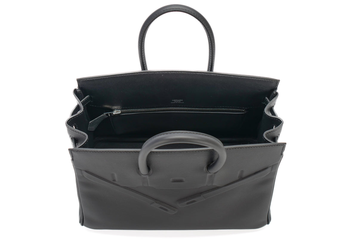 Hermès Birkin 25 Shadow Noir / Black Swift - view 8