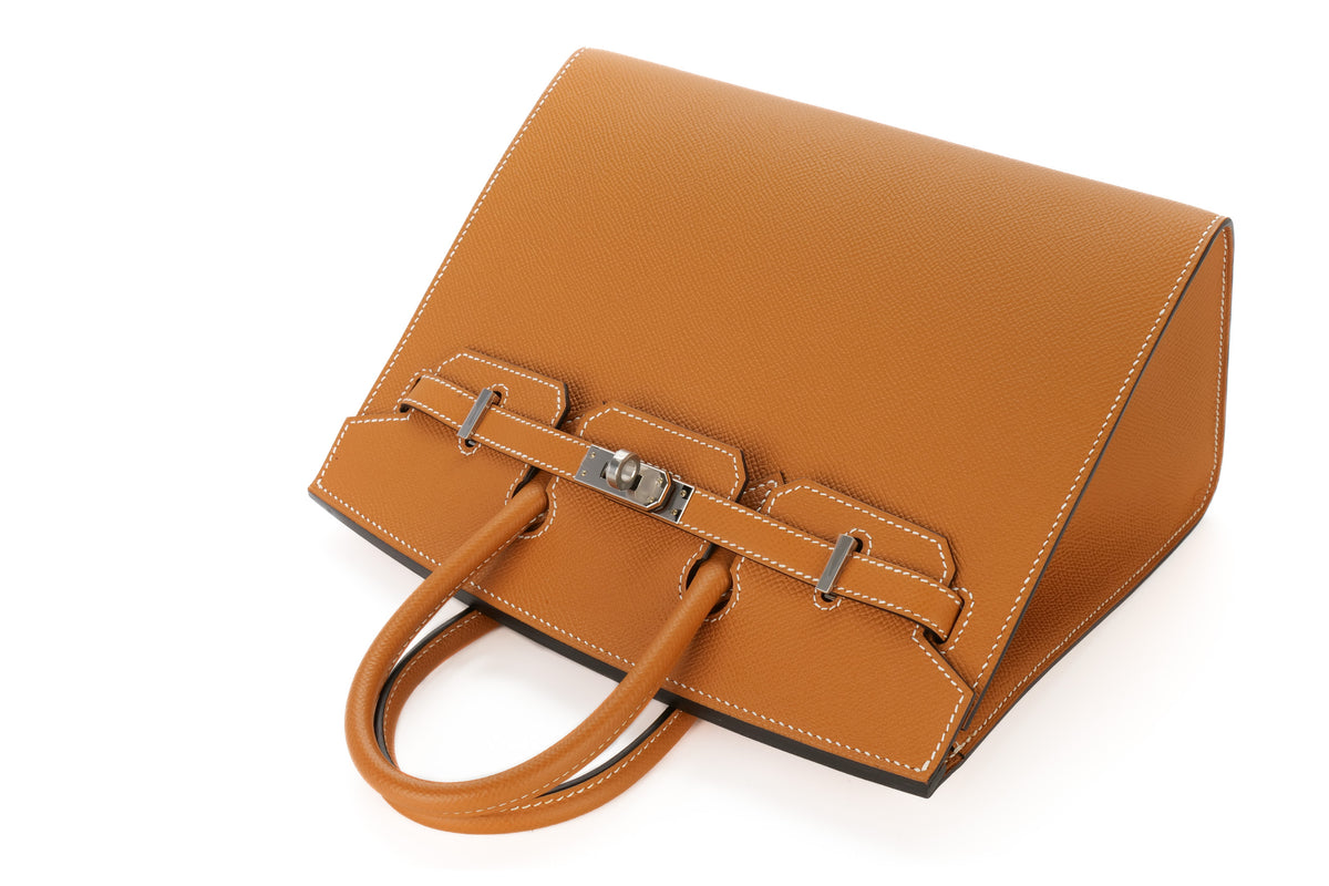 Hermès Birkin 25 Toffee Epsom Sellier Palladium Hardware - view 8