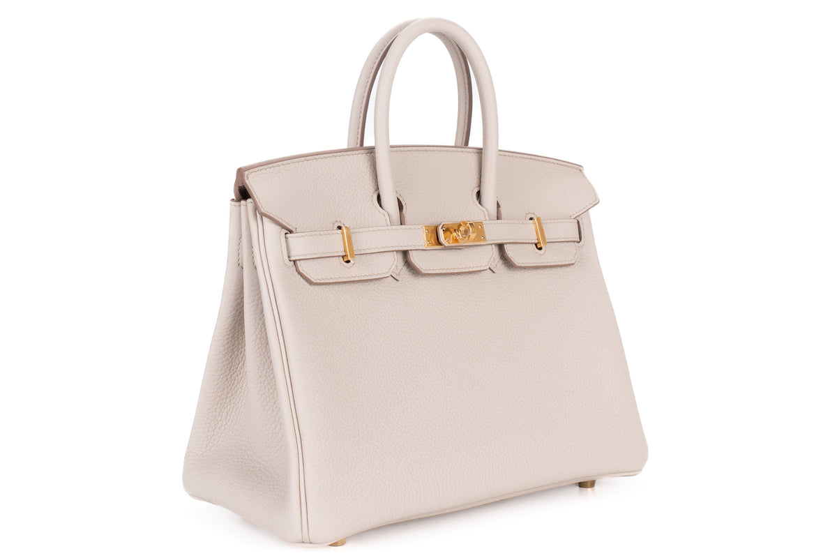 Hermès Birkin 25 Beton Togo Gold Hardware - view 2