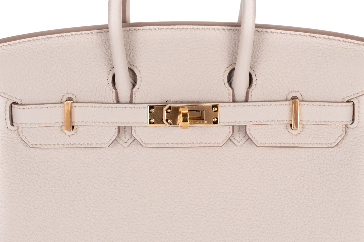 Hermès Birkin 25 Beton Togo Gold Hardware - view 7