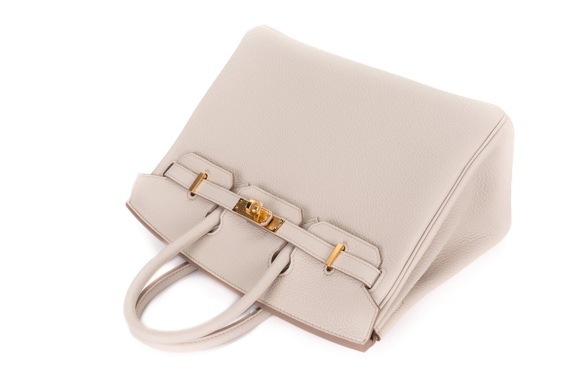 Hermès Birkin 25 Beton Togo Gold Hardware - view 8