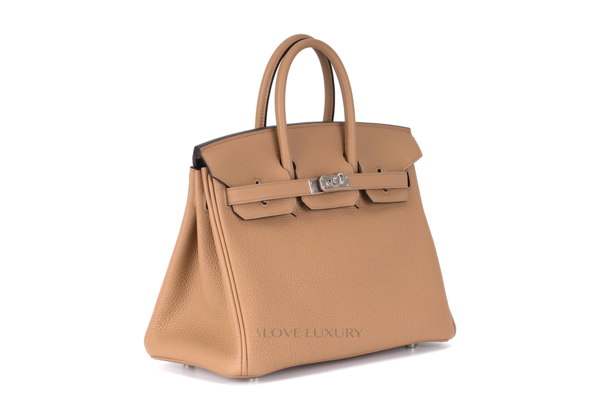 Hermès Birkin 25 Chai Togo Palladium Hardware - view 2