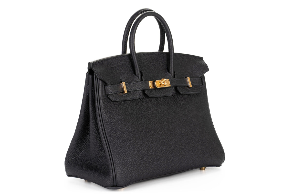 Hermès Birkin 25 Cabane Togo Gold Hardware - view 2