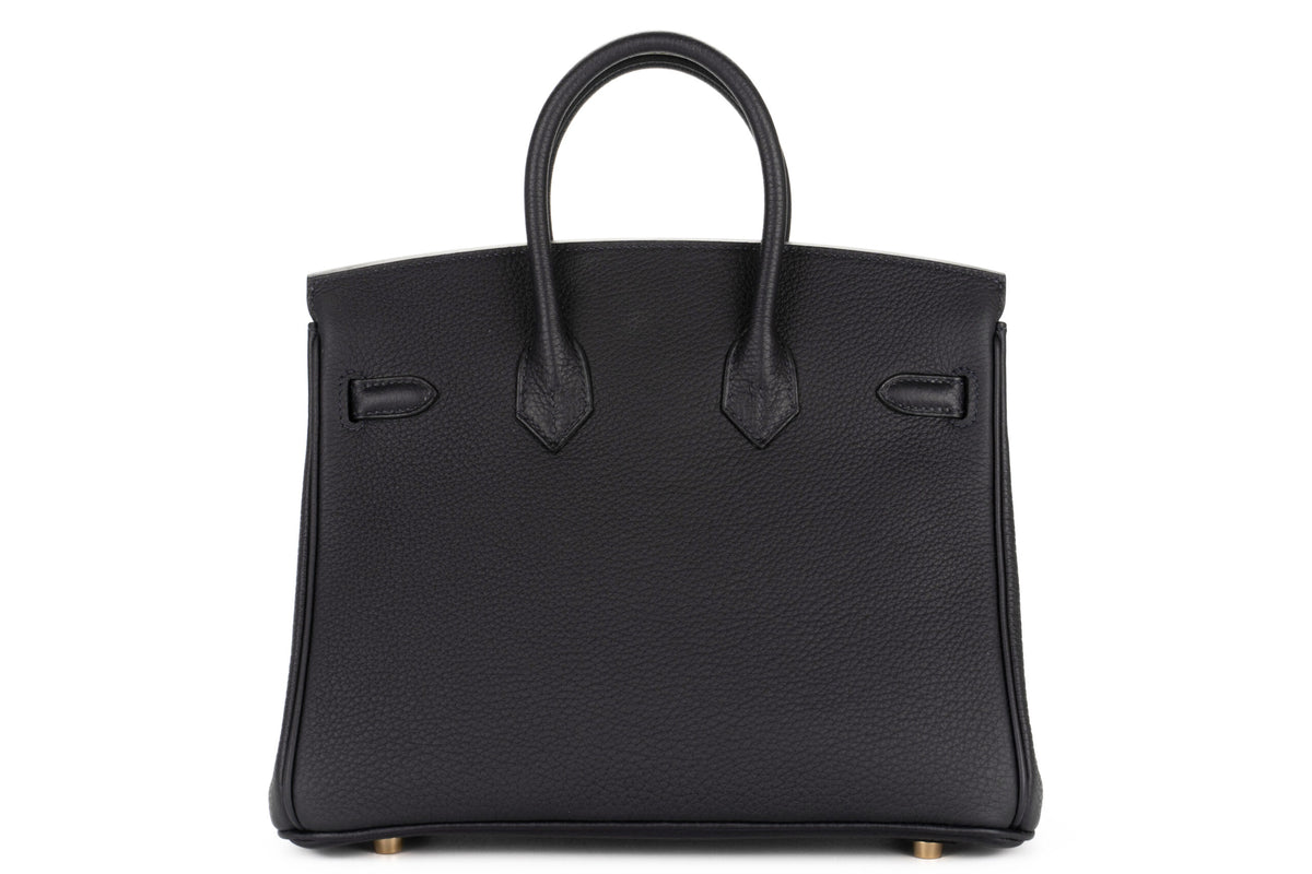 Hermès Birkin 25 Cabane Togo Gold Hardware - view 3