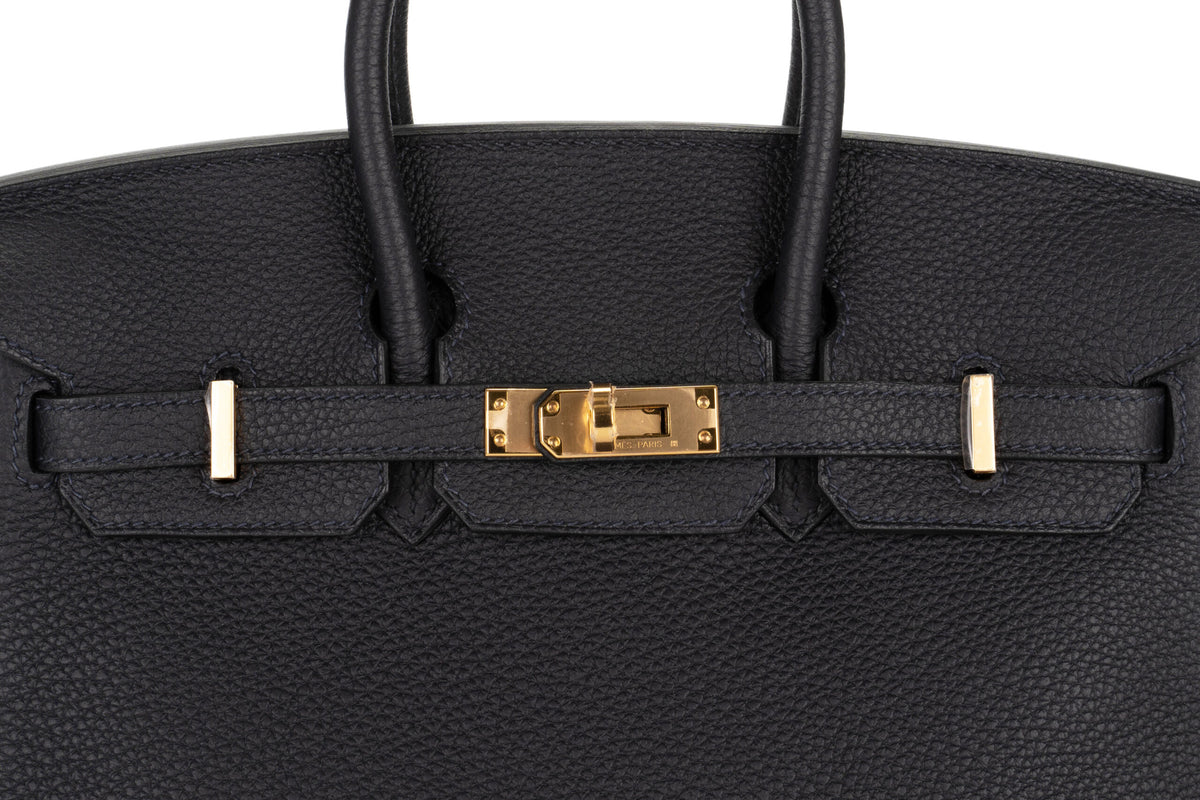 Hermès Birkin 25 Cabane Togo Gold Hardware - view 7