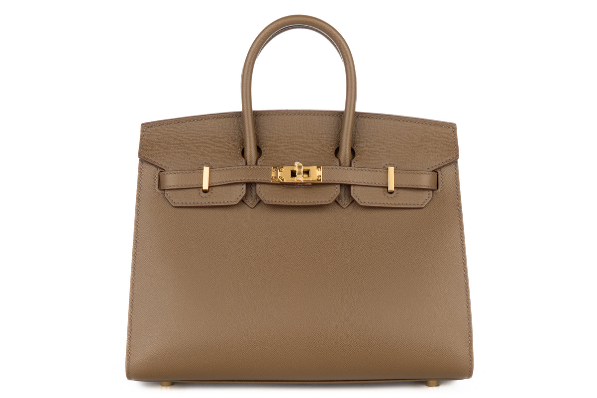Hermès Birkin 25 Toundra Madame Sellier Gold Hardware - view 1