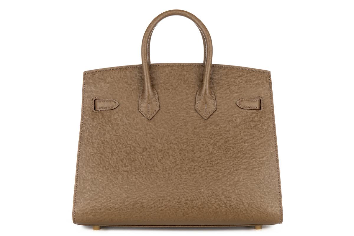 Hermès Birkin 25 Toundra Madame Sellier Gold Hardware - view 3