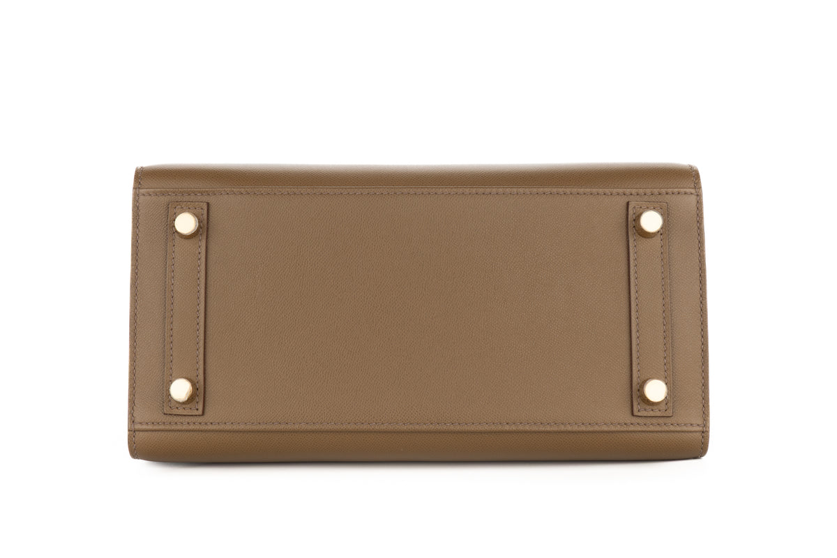 Hermès Birkin 25 Toundra Madame Sellier Gold Hardware - view 6