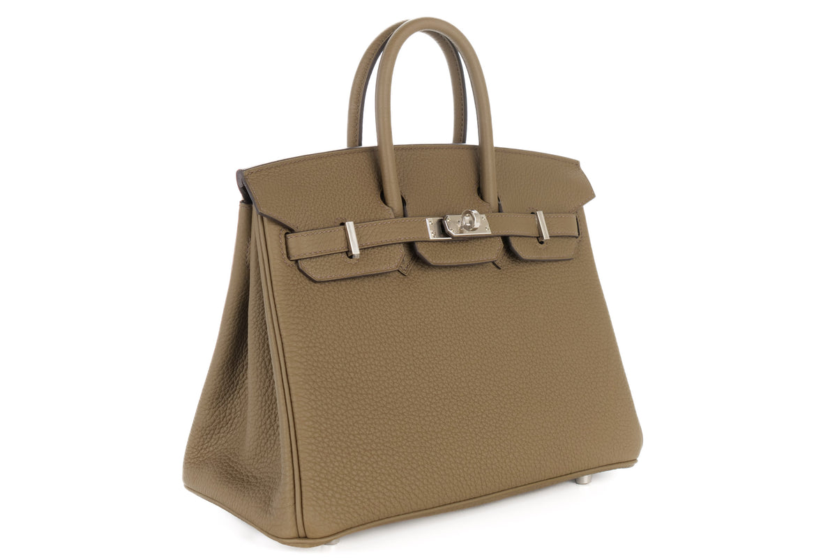 Hermès Birkin 25 Toundra Togo Palladium Hardware - view 2