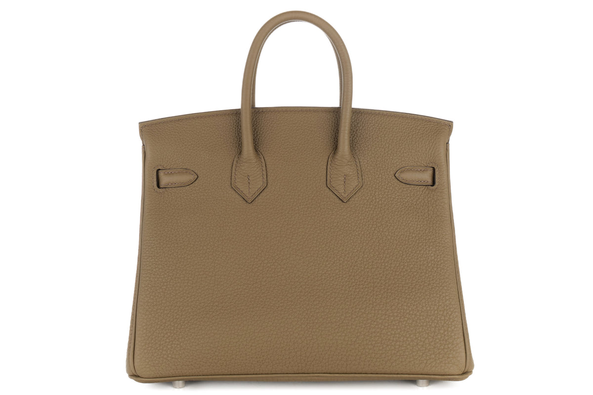 Hermès Birkin 25 Toundra Togo Palladium Hardware - view 3