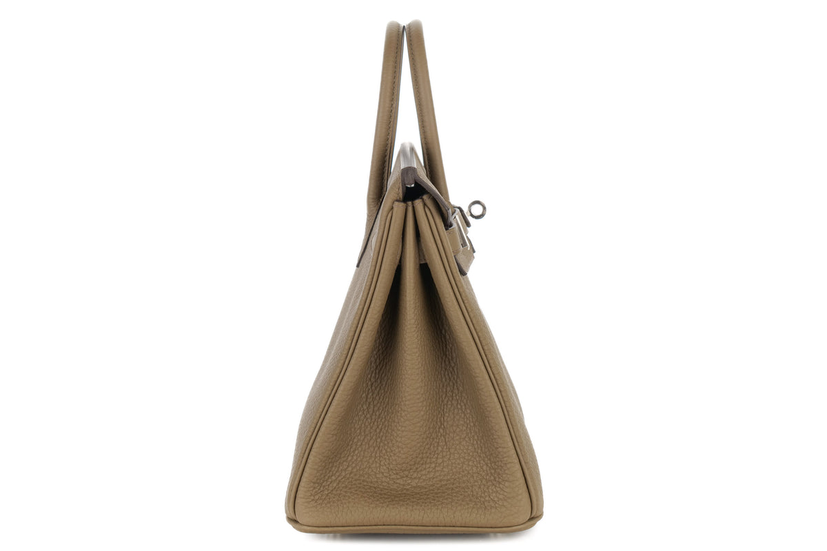 Hermès Birkin 25 Toundra Togo Palladium Hardware - view 5