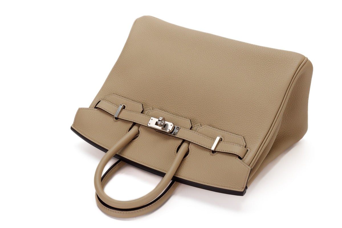 Hermès Birkin 25 Trench Verso Bougainvillier Togo Palladium Hardware - view 8
