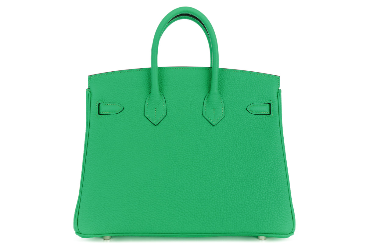 Hermès Birkin 25 Vert Comics Togo Palladium Hardware - view 3