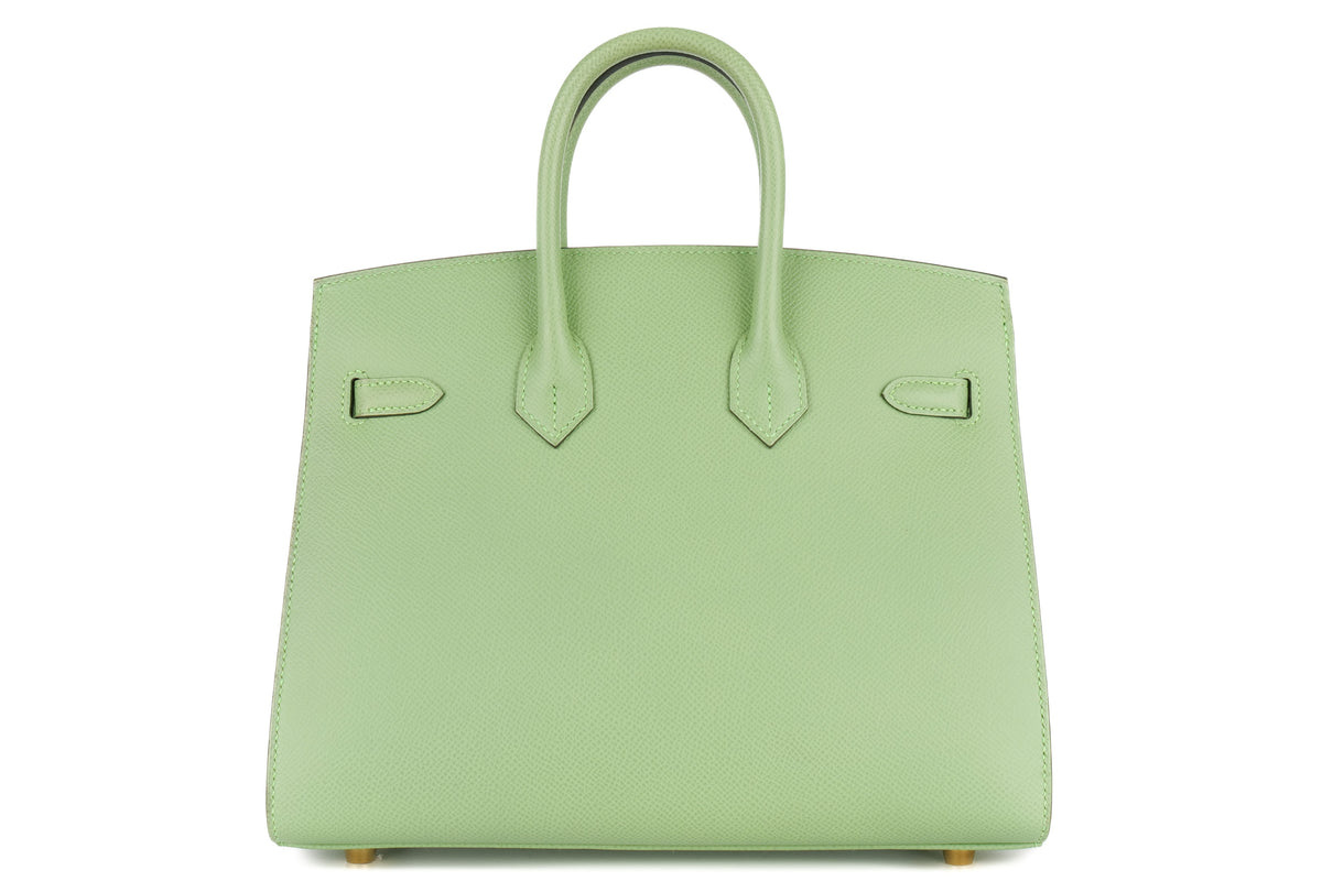 Hermès Birkin 25 Vert Criquet Epsom Sellier Gold Hardware - view 3