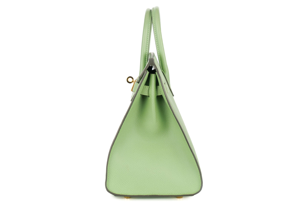 Hermès Birkin 25 Vert Criquet Epsom Sellier Gold Hardware - view 4