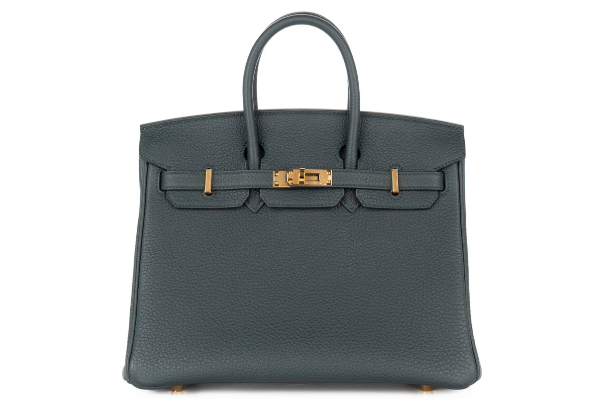 Hermès Birkin 25 Vert Cypress Togo Gold Hardware - view 1