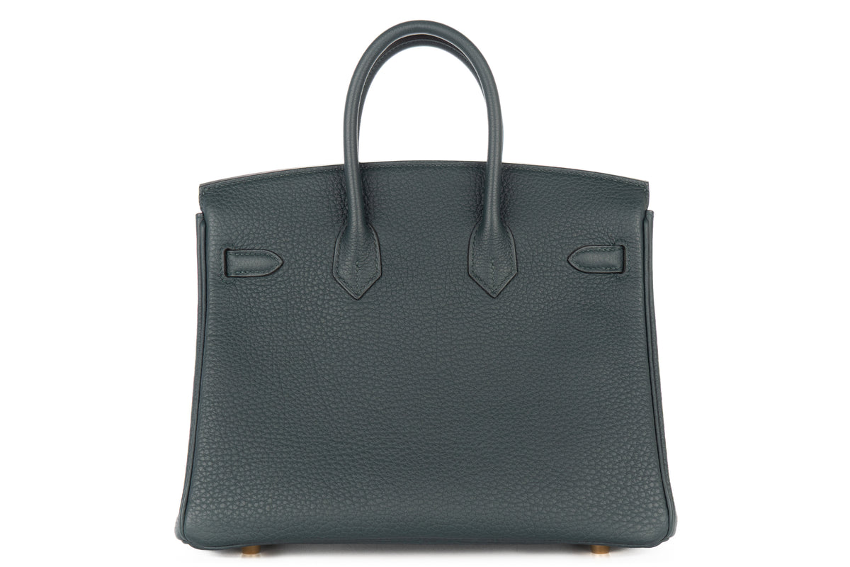 Hermès Birkin 25 Vert Cypress Togo Gold Hardware - view 3