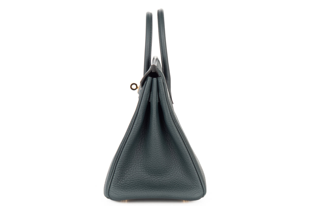 Hermès Birkin 25 Vert Cypress Togo Gold Hardware - view 4