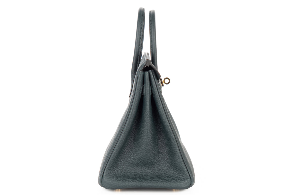 Hermès Birkin 25 Vert Cypress Togo Gold Hardware - view 5