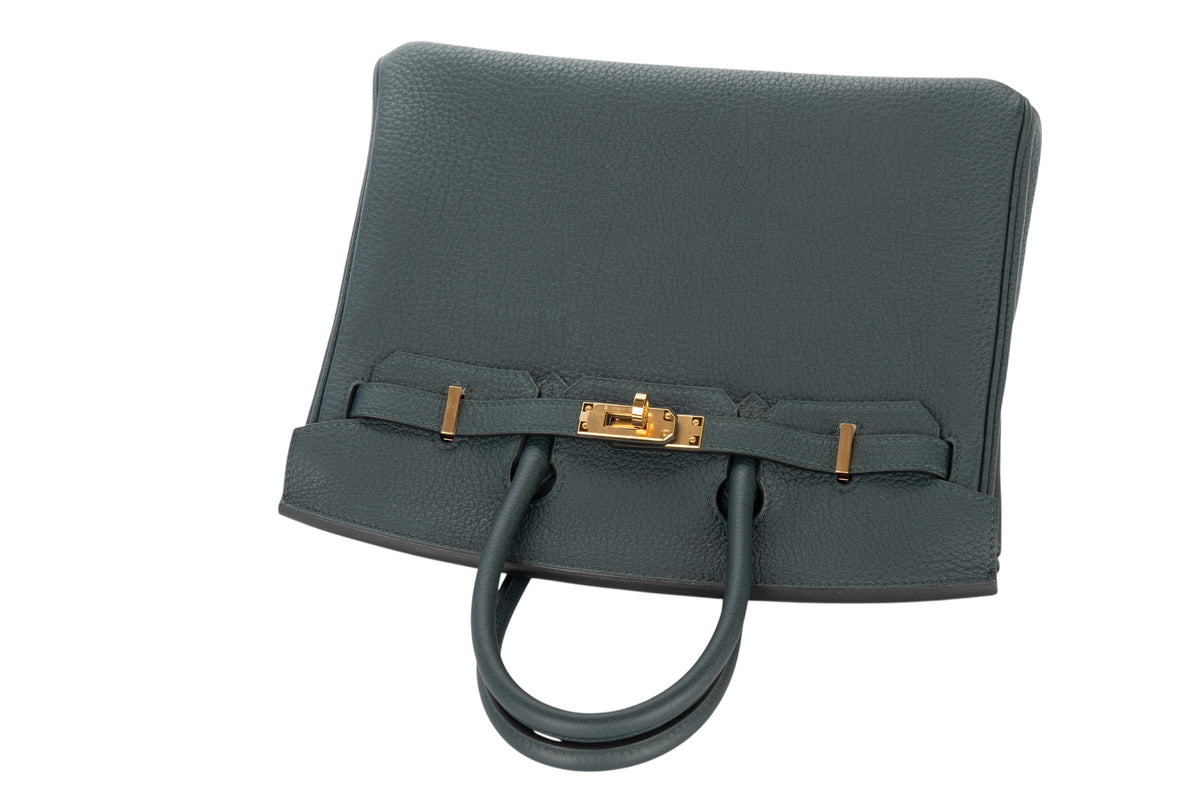 Hermès Birkin 25 Vert Cypress Togo Gold Hardware - view 8