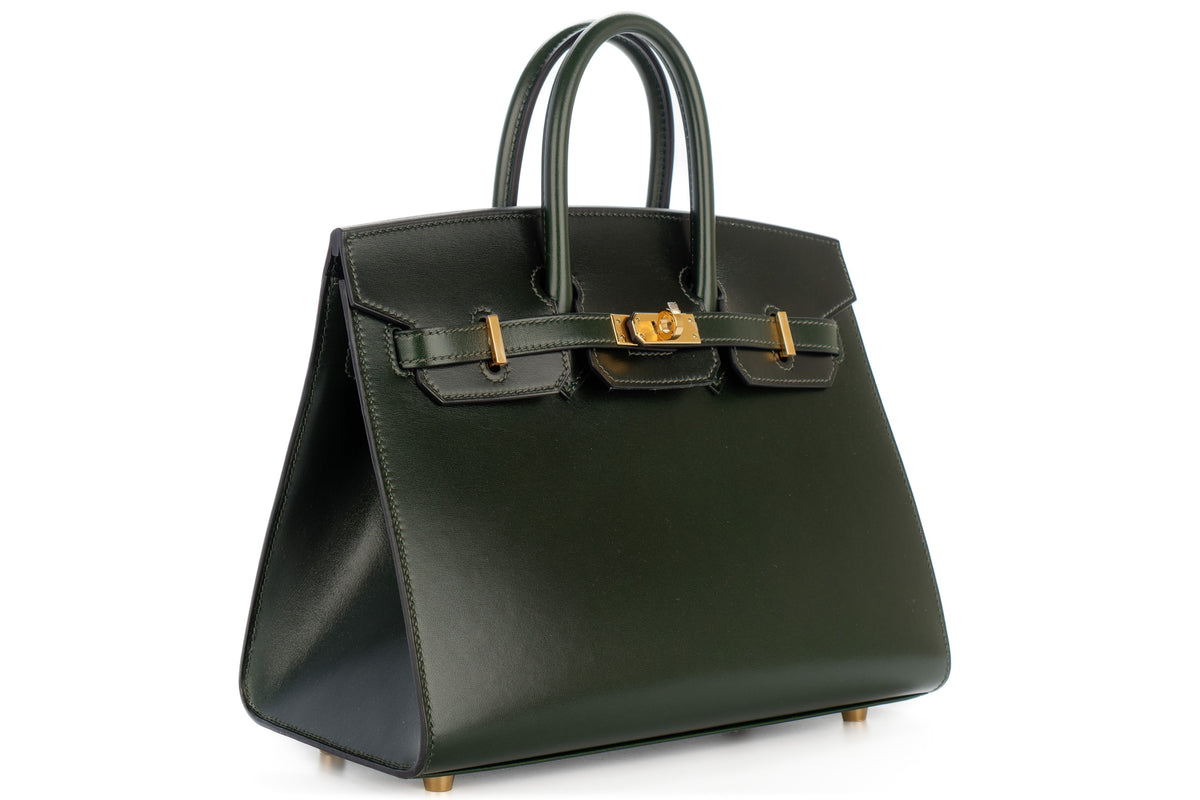 Hermès Birkin 25 Vert Fonce Box Leather Gold Hardware - view 2