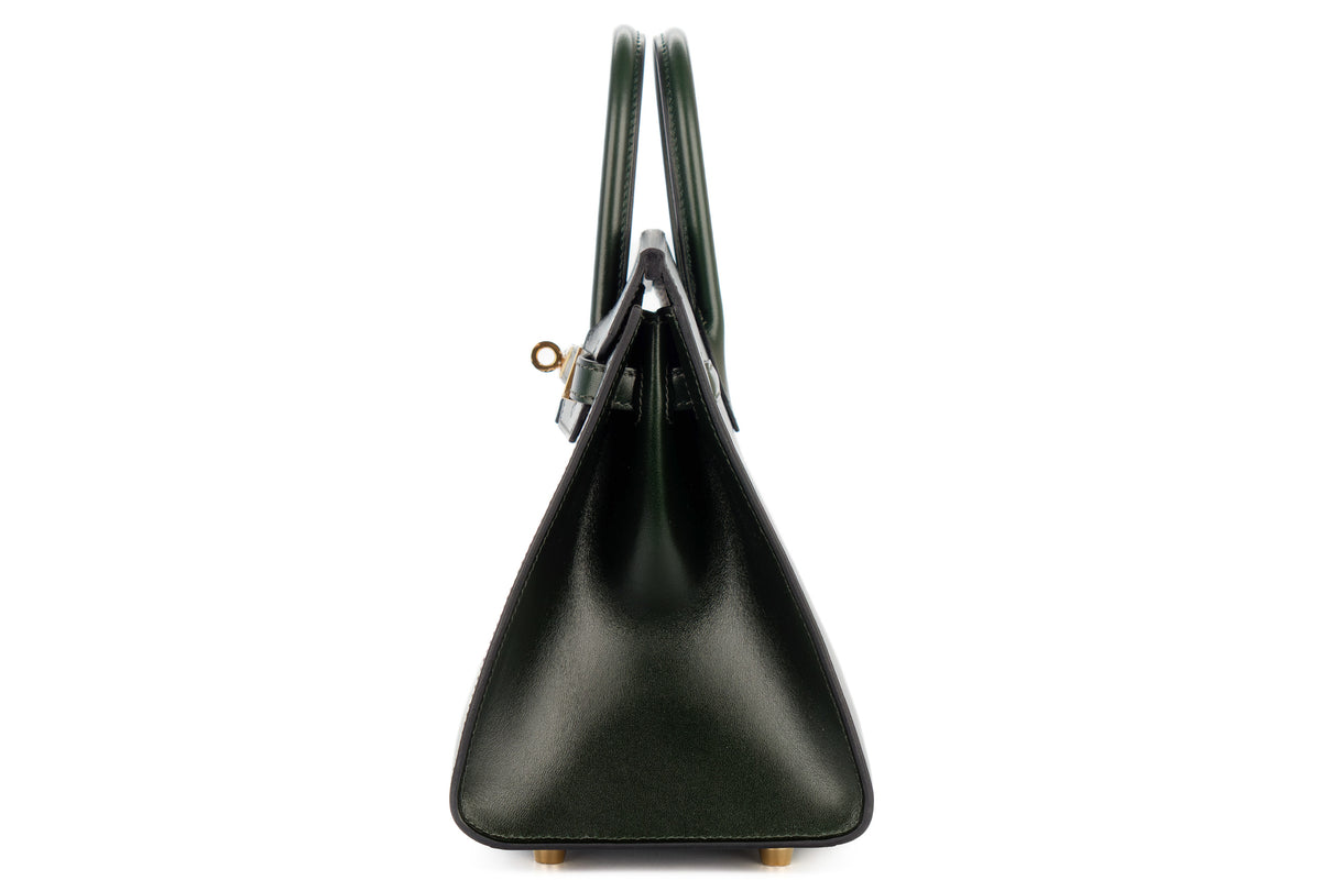 Hermès Birkin 25 Vert Fonce Box Leather Gold Hardware - view 4
