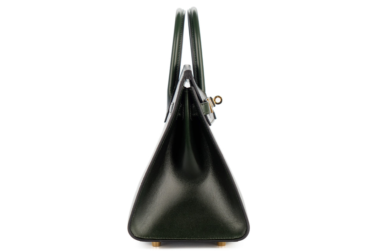 Hermès Birkin 25 Vert Fonce Box Leather Gold Hardware - view 5