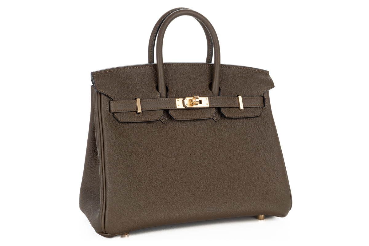 Hermès Birkin 25 Vert Loden Togo Permabrass Hardware - view 2