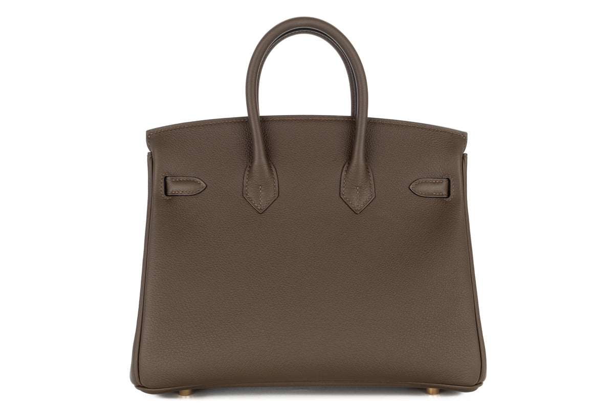 Hermès Birkin 25 Vert Loden Togo Permabrass Hardware - view 3