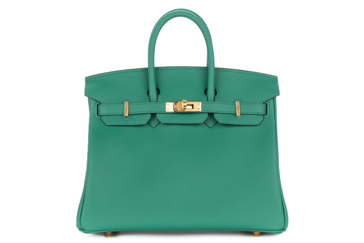 Hermès Birkin 25 Vert Vertigo Swift Gold Hardware - view 1