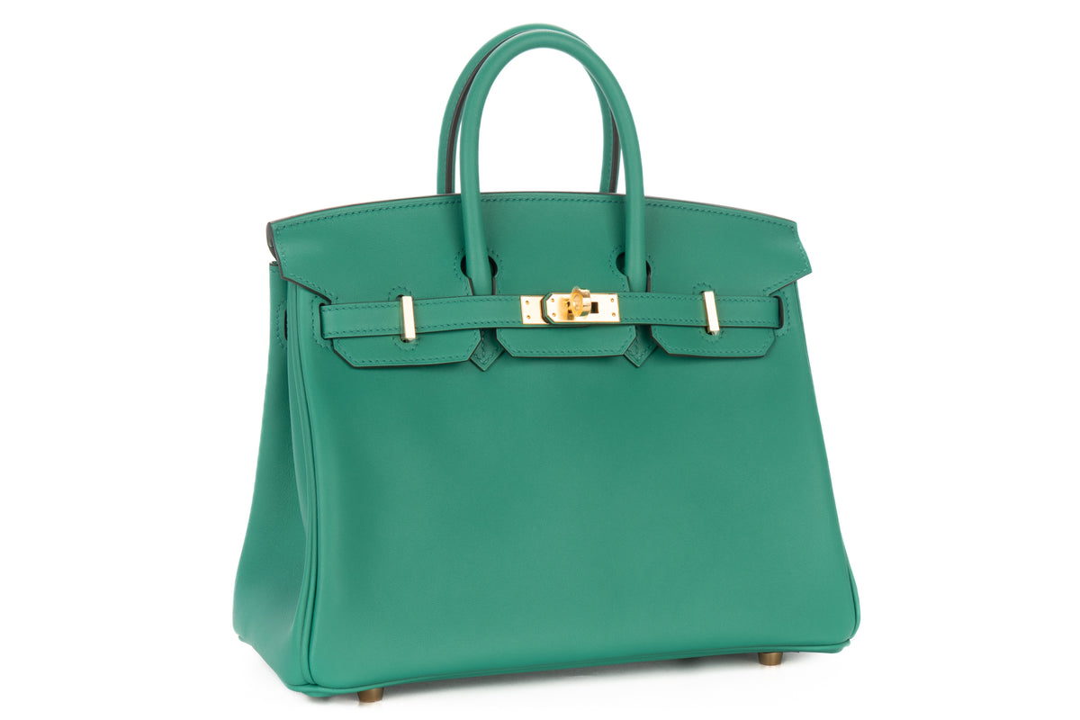 Hermès Birkin 25 Vert Vertigo Swift Gold Hardware - view 2