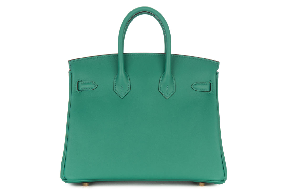 Hermès Birkin 25 Vert Vertigo Swift Gold Hardware - view 3