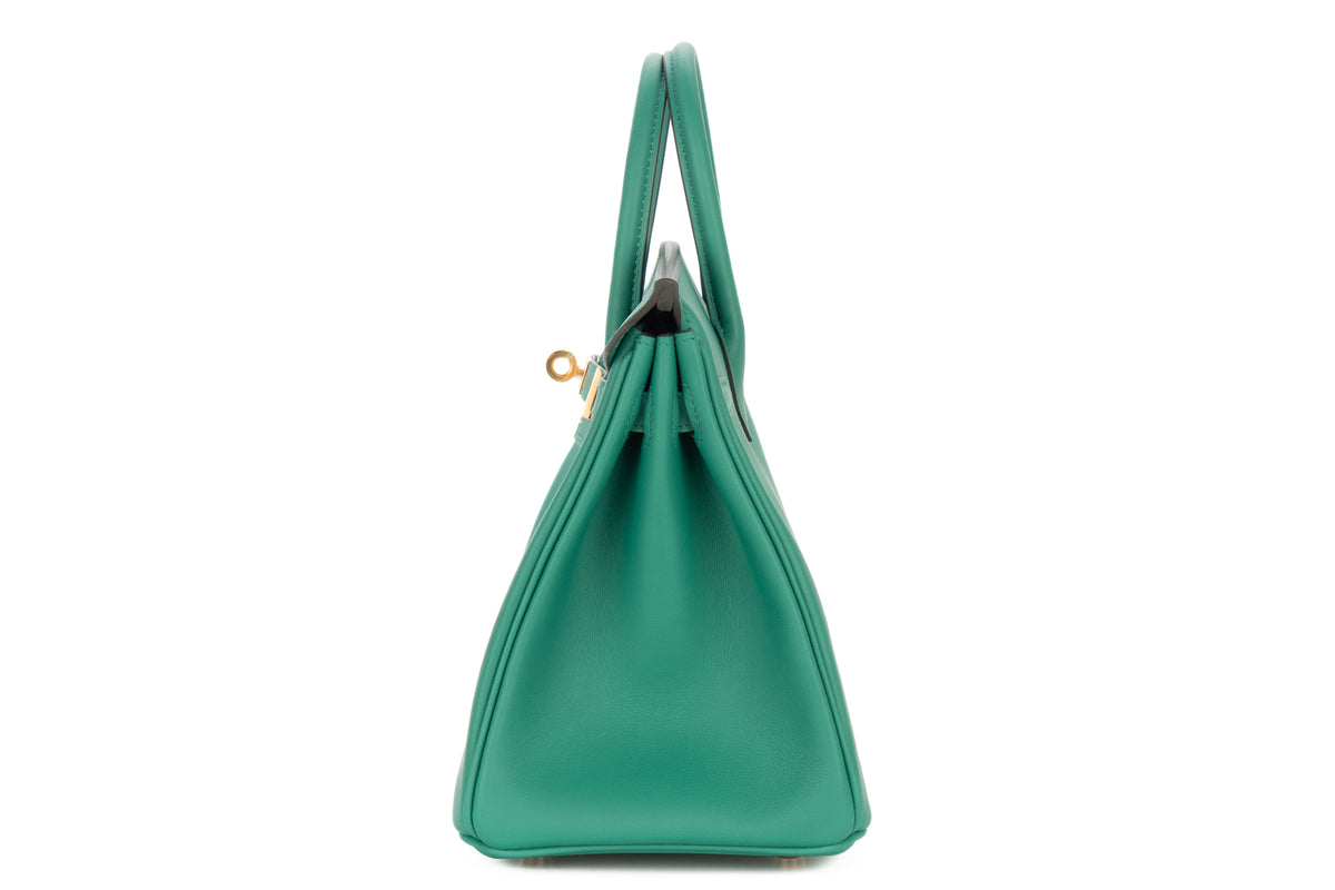 Hermès Birkin 25 Vert Vertigo Swift Gold Hardware - view 4