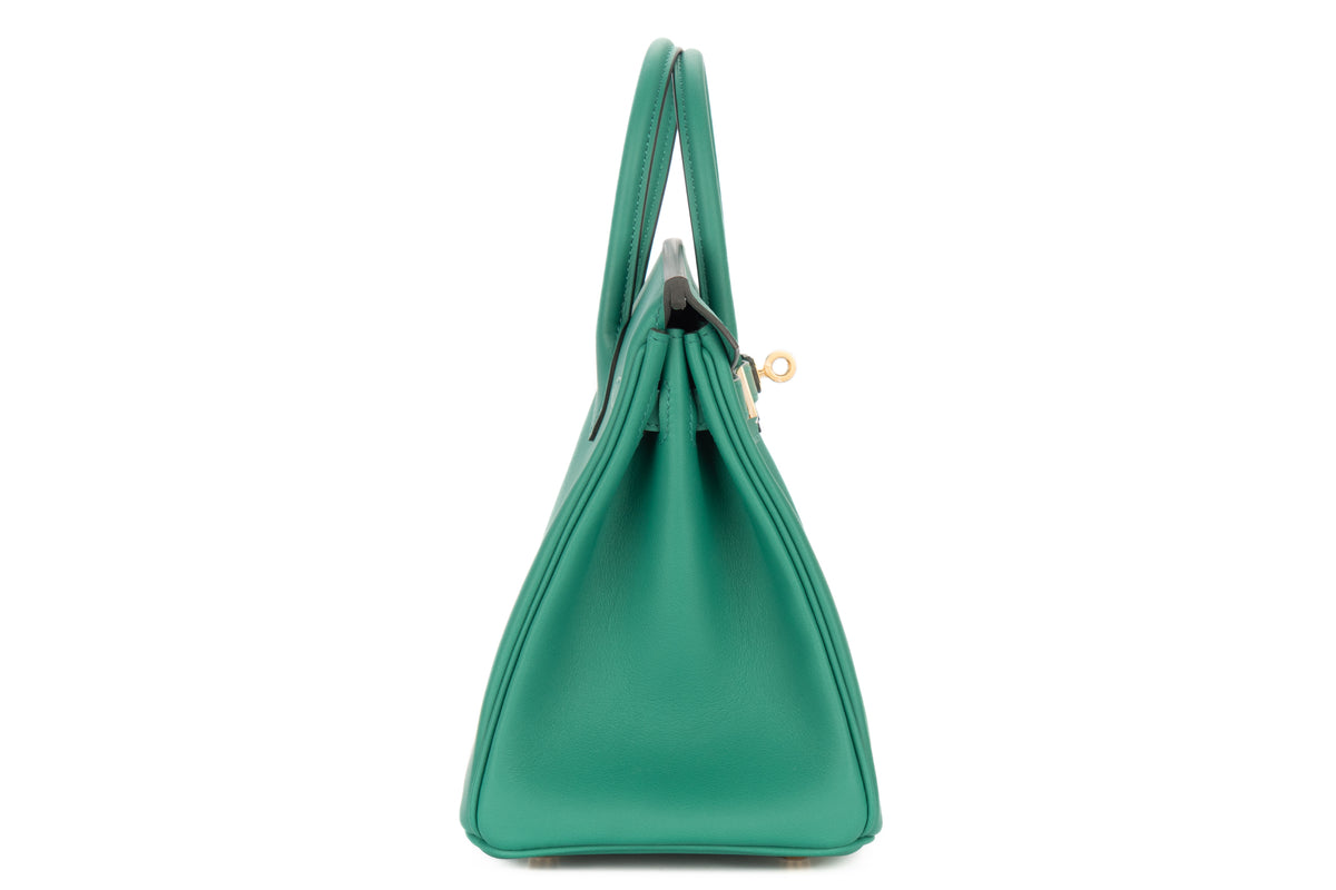 Hermès Birkin 25 Vert Vertigo Swift Gold Hardware - view 5