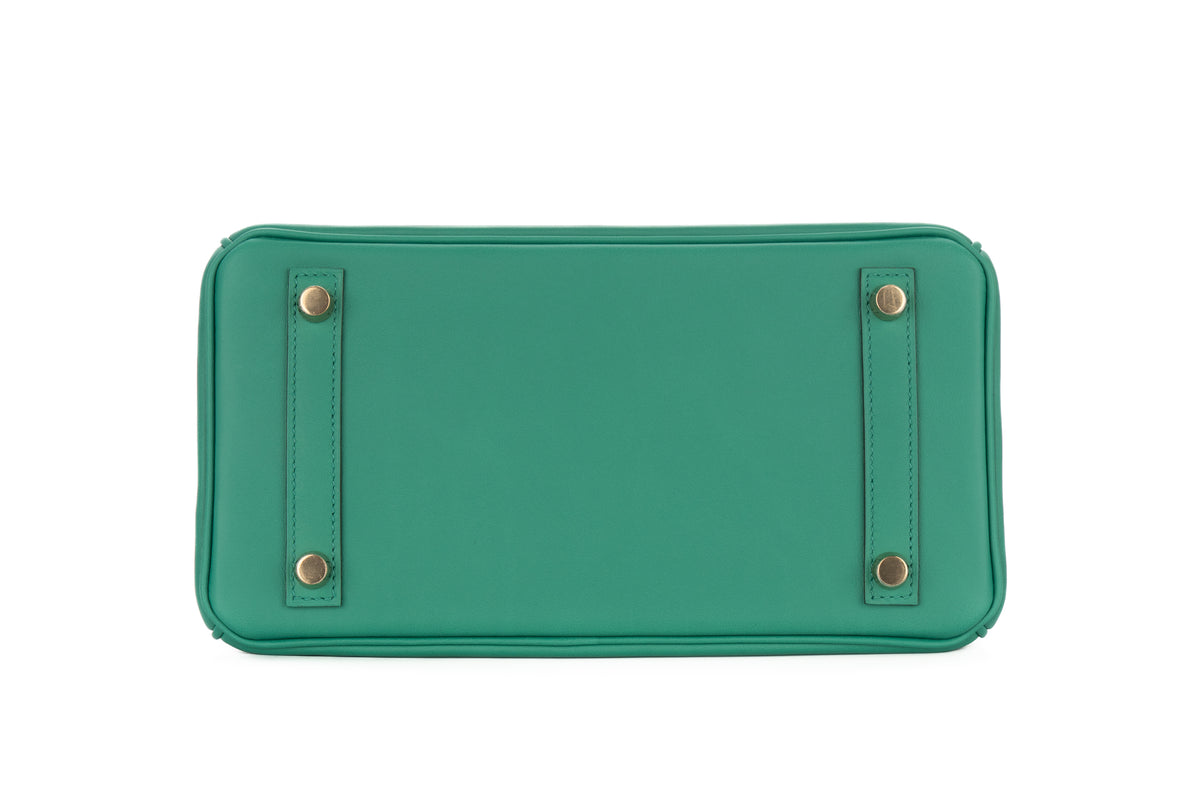 Hermès Birkin 25 Vert Vertigo Swift Gold Hardware - view 6