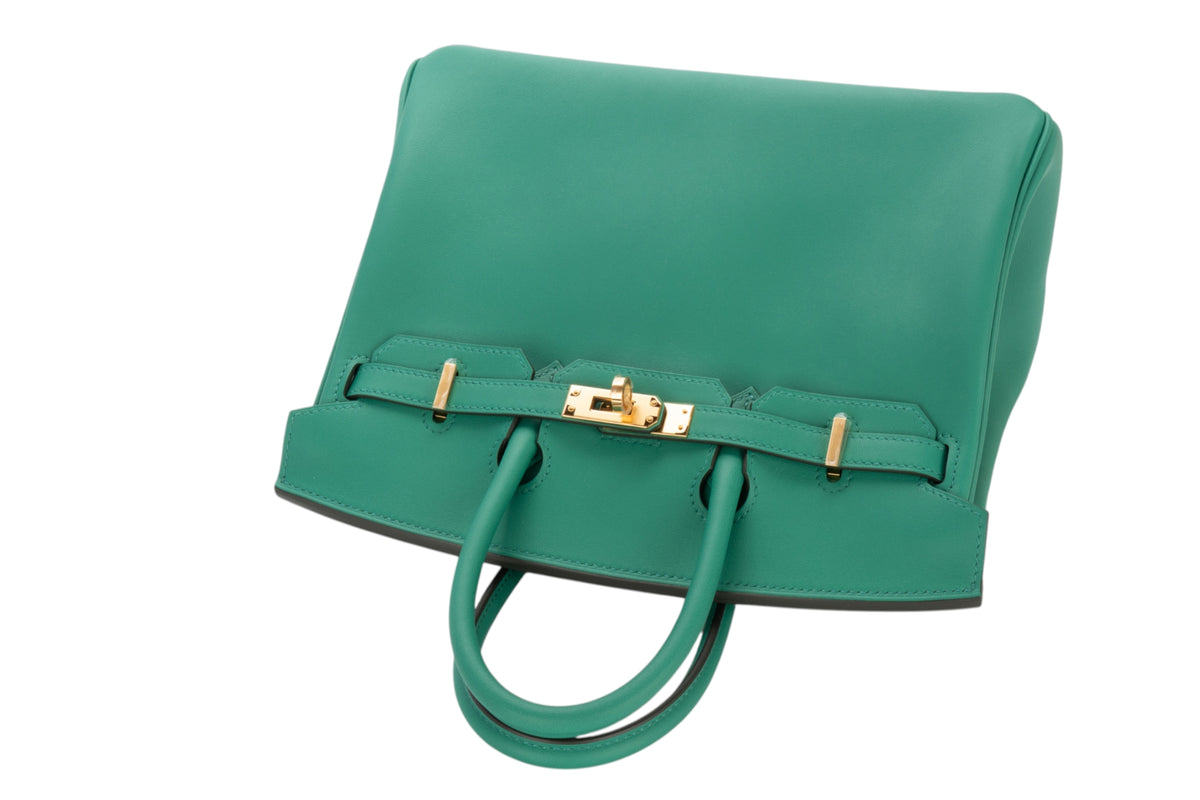 Hermès Birkin 25 Vert Vertigo Swift Gold Hardware - view 8