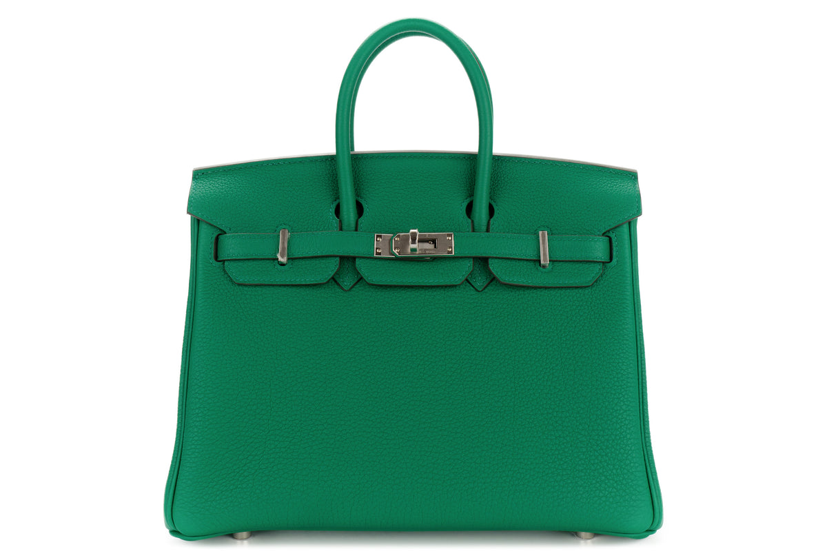 Hermès Birkin 25 Vert Vertigo Togo Palladium Hardware - view 1