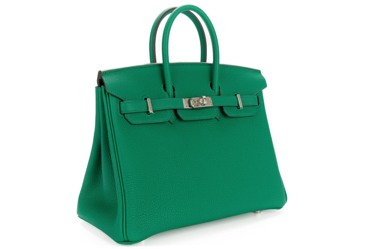 Hermès Birkin 25 Vert Vertigo Togo Palladium Hardware - view 2