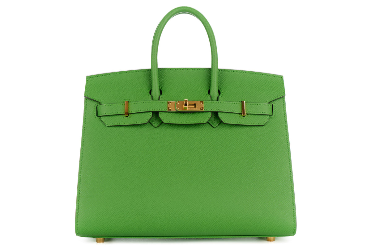 Hermès Birkin 25 Vert Yucca Epsom Sellier Gold Hardware - view 1